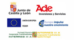 Logos: Junta de Castilla y León, Unión Europea FEDER, ADE, Europa impulsa nuestro crecimiento, INTERREG III A